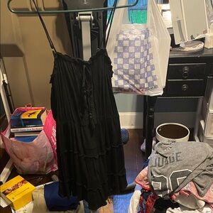 Elegant Black Mini Dress